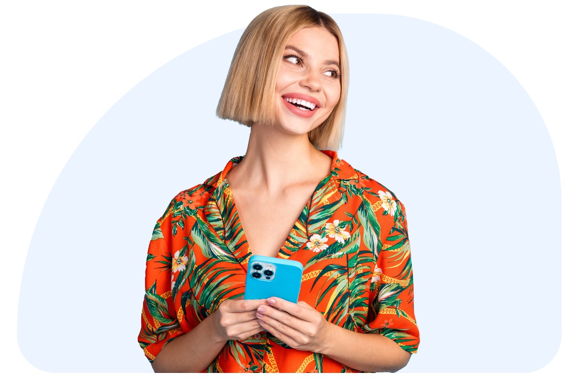 kobieta z telefonem